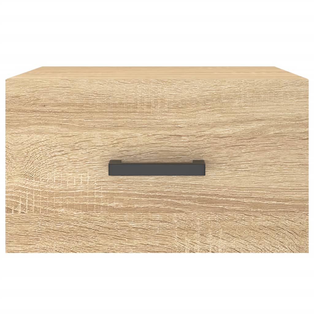 Veggmontert Nattbord Sonoma Eik 35X35X20 Cm