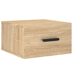 Veggmontert Nattbord Sonoma Eik 35X35X20 Cm