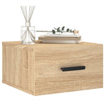 Veggmontert Nattbord Sonoma Eik 35X35X20 Cm