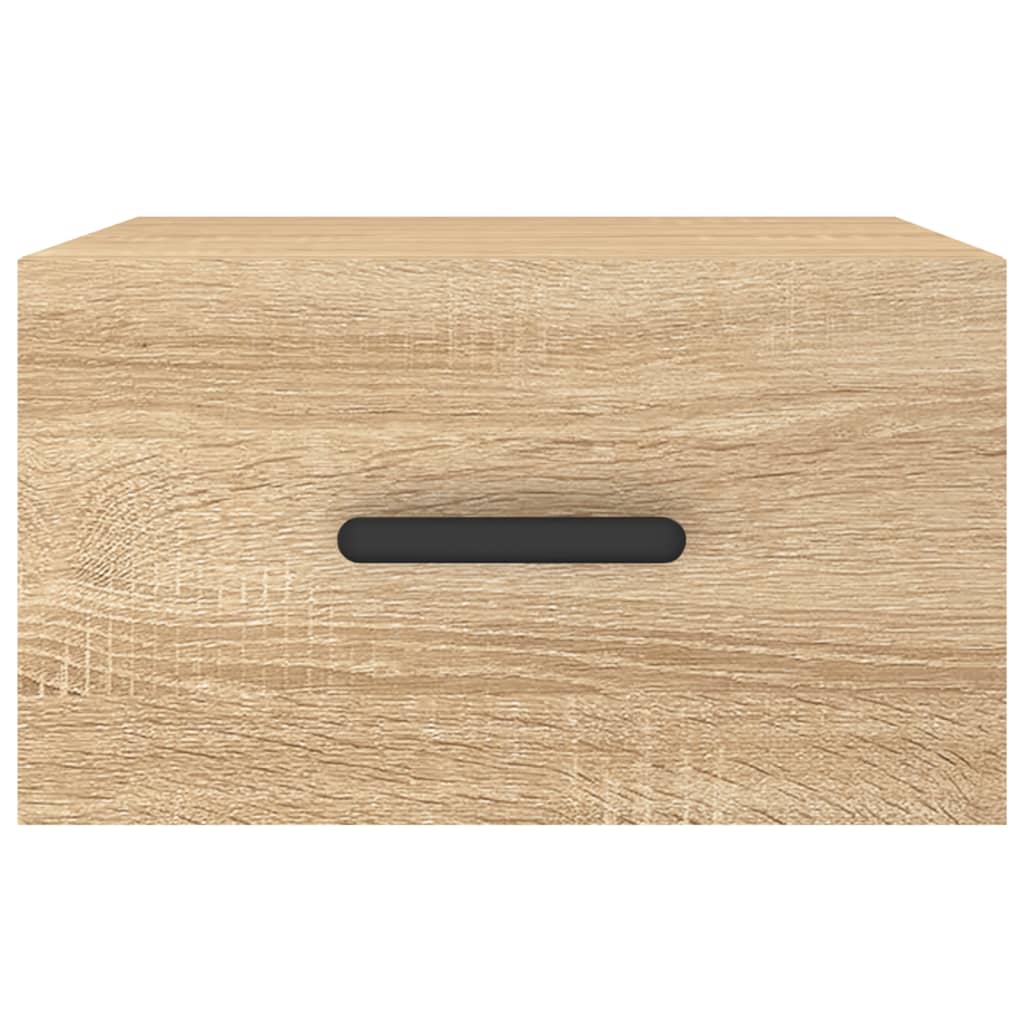 Veggmontert Nattbord Sonoma Eik 35X35X20 Cm