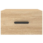 Veggmontert Nattbord Sonoma Eik 35X35X20 Cm