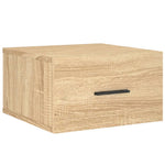 Veggmontert Nattbord Sonoma Eik 35X35X20 Cm