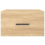 Veggmontert Nattbord Sonoma Eik 35X35X20 Cm