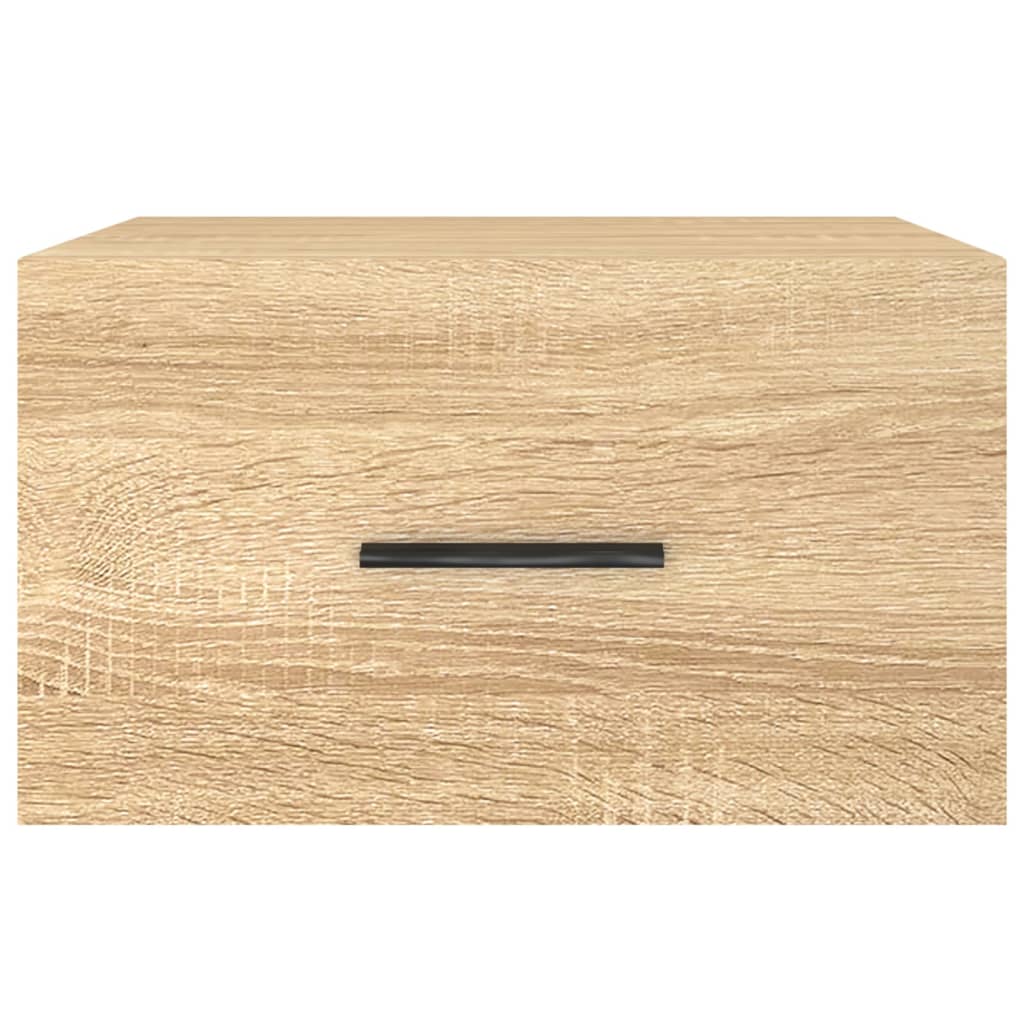 Veggmontert Nattbord Sonoma Eik 35X35X20 Cm