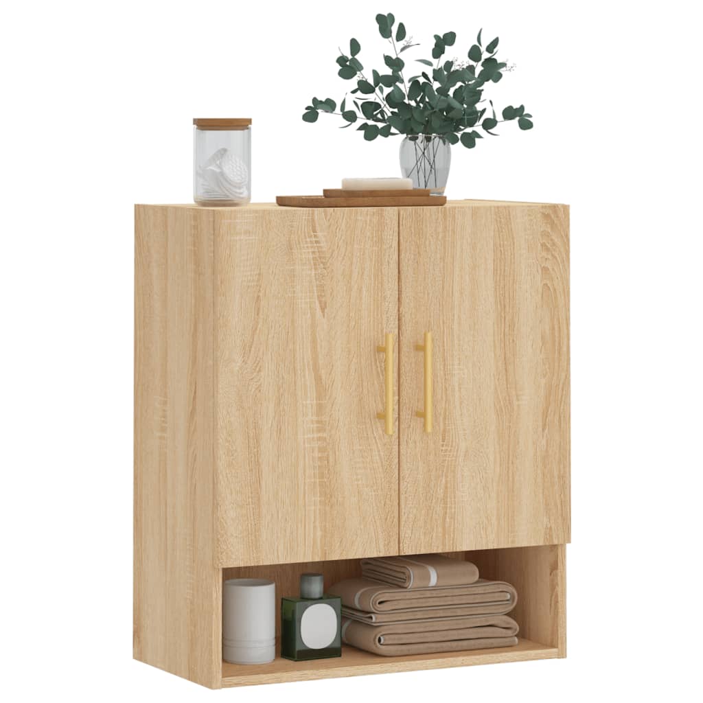 Veggskap Sonoma Eik 60X31X70 Cm Konstruert Tre