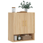 Veggskap Sonoma Eik 60X31X70 Cm Konstruert Tre