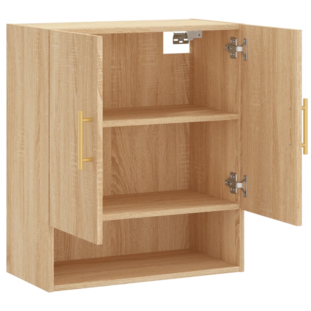 Veggskap Sonoma Eik 60X31X70 Cm Konstruert Tre