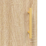 Veggskap Sonoma Eik 60X31X70 Cm Konstruert Tre