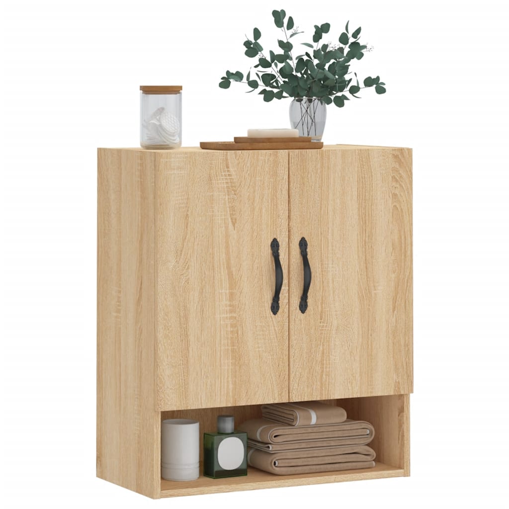 Veggskap Sonoma Eik 60X31X70 Cm Konstruert Tre