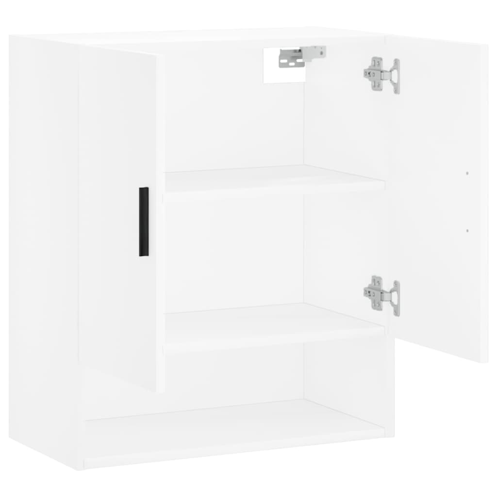 Veggskap Hvit 60X31X70 Cm Konstruert Tre