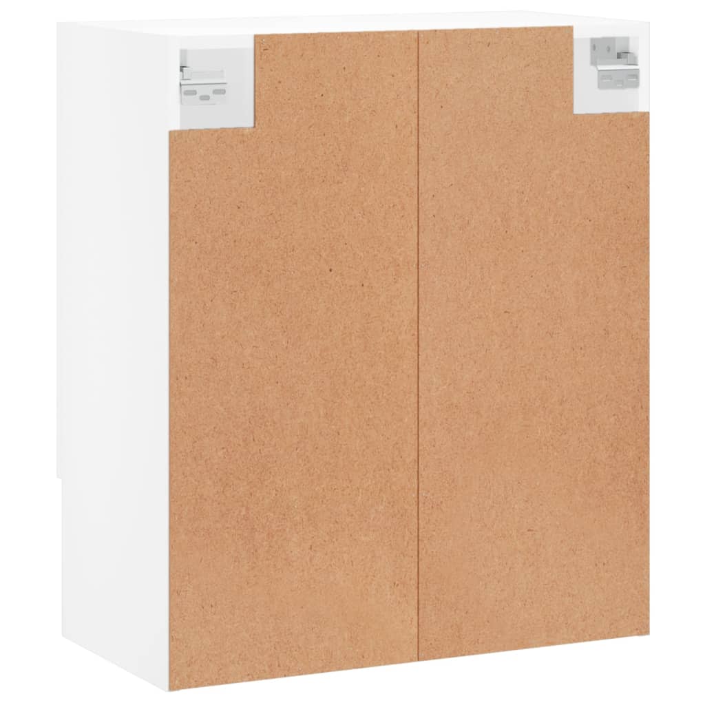Veggskap Hvit 60X31X70 Cm Konstruert Tre