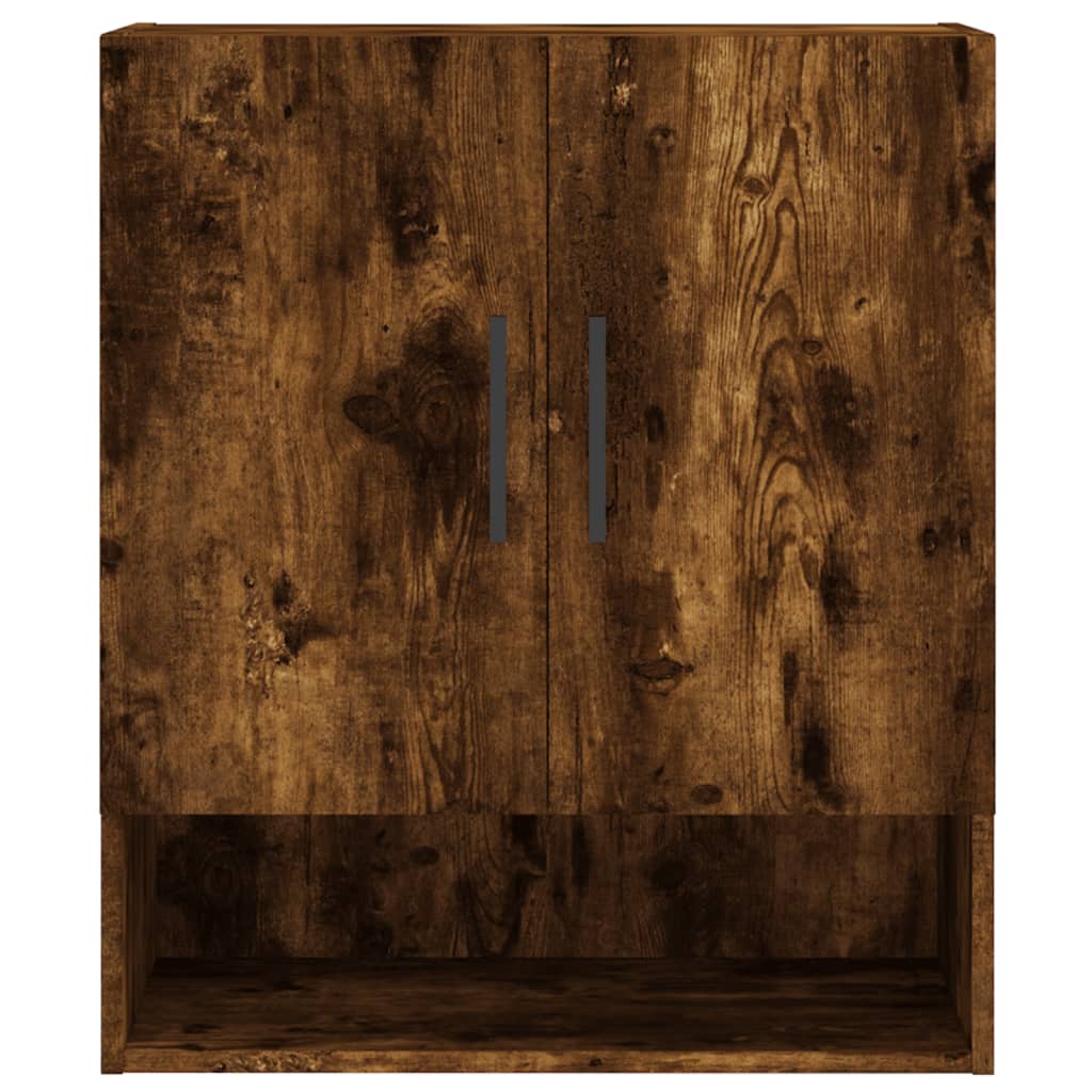 Veggskap Røkt Eik 60X31X70 Cm Konstruert Tre