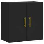 Veggskap Svart 60X31X60 Cm Konstruert Tre