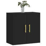 Veggskap Svart 60X31X60 Cm Konstruert Tre