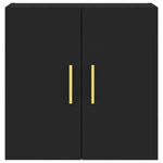 Veggskap Svart 60X31X60 Cm Konstruert Tre