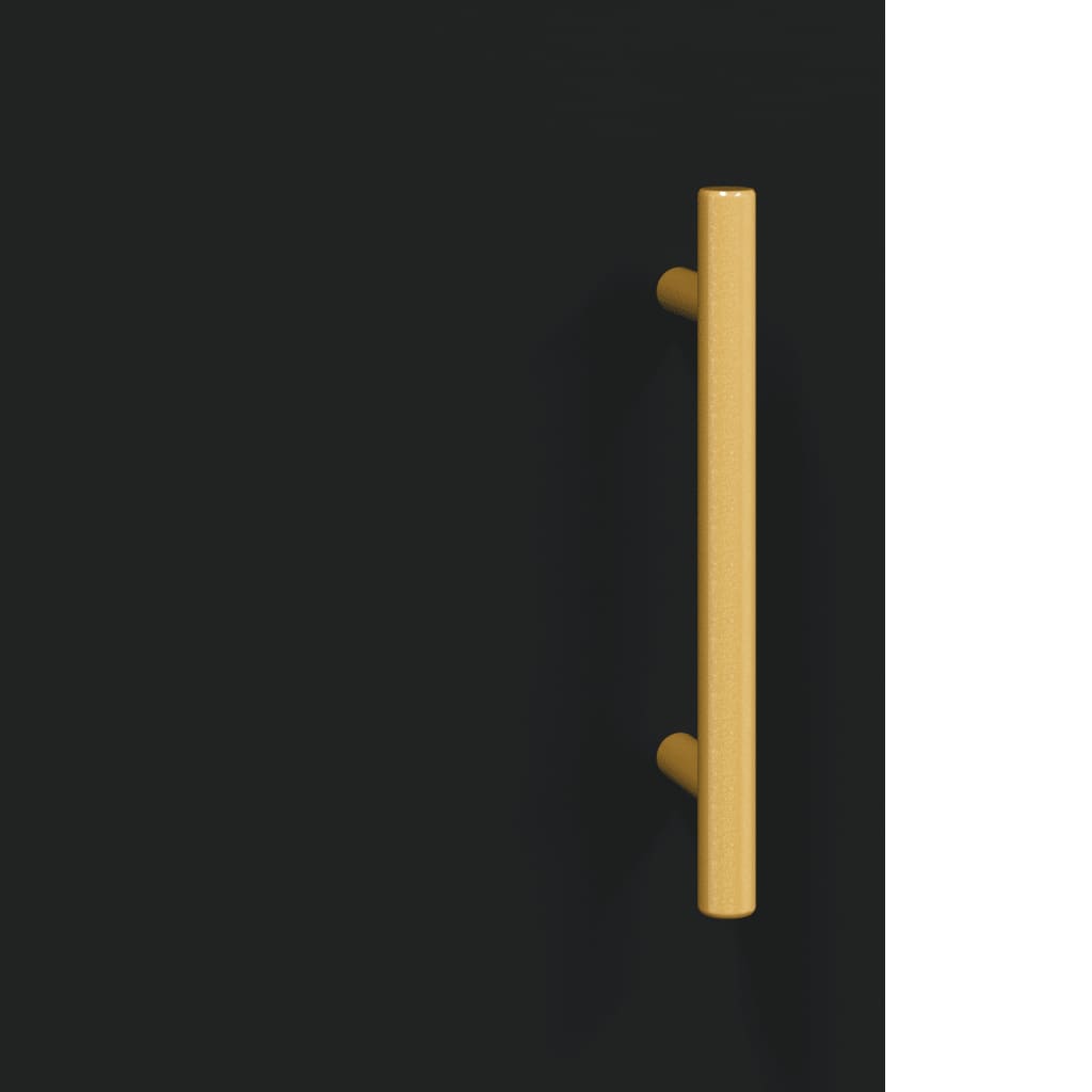 Veggskap Svart 60X31X60 Cm Konstruert Tre