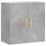 Veggskap Betonggrå 60X31X60 Cm Konstruert Tre