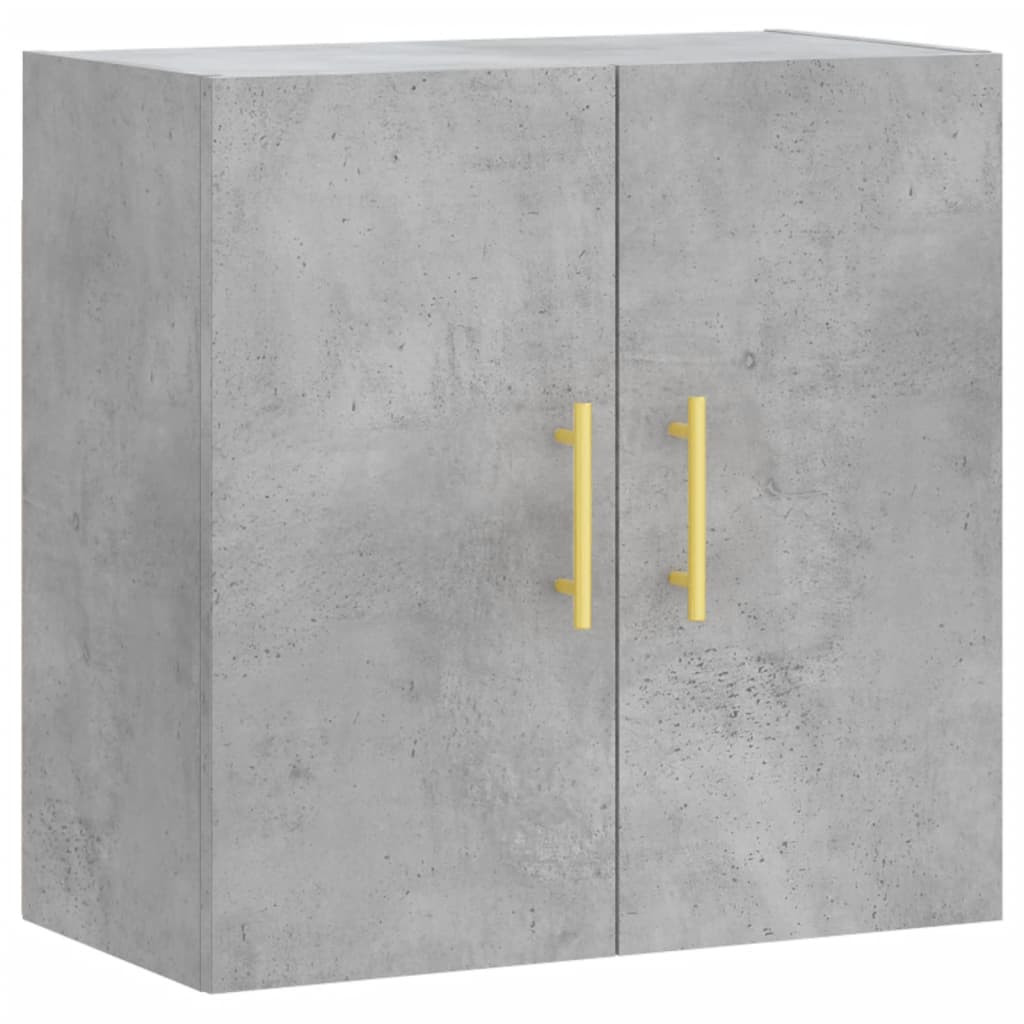 Veggskap Betonggrå 60X31X60 Cm Konstruert Tre