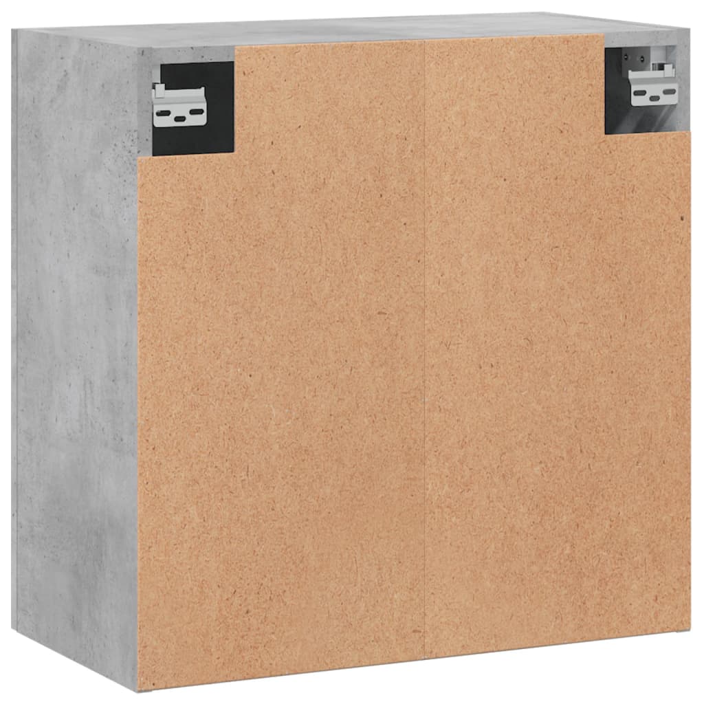 Veggskap Betonggrå 60X31X60 Cm Konstruert Tre
