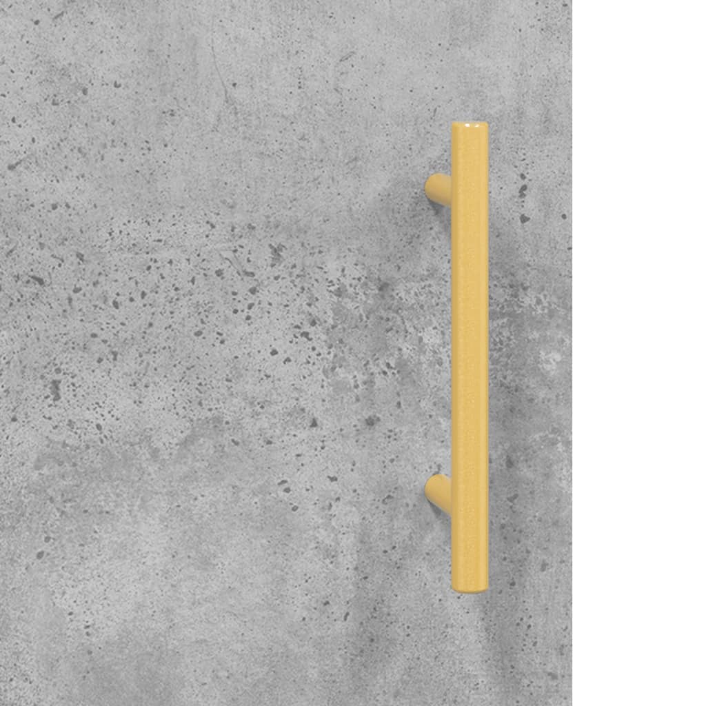 Veggskap Betonggrå 60X31X60 Cm Konstruert Tre