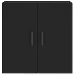Veggskap Svart 60X31X60 Cm Konstruert Tre