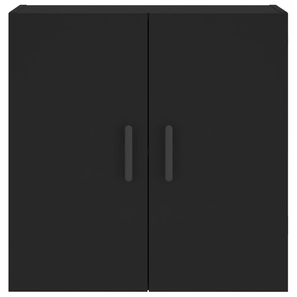 Veggskap Svart 60X31X60 Cm Konstruert Tre