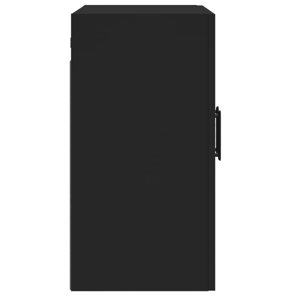 Veggskap Svart 60X31X60 Cm Konstruert Tre