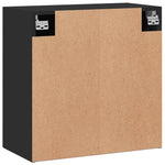 Veggskap Svart 60X31X60 Cm Konstruert Tre