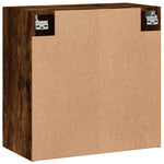 Veggskap Røkt Eik 60X31X60 Cm Konstruert Tre