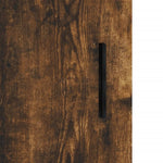 Veggskap Røkt Eik 60X31X60 Cm Konstruert Tre