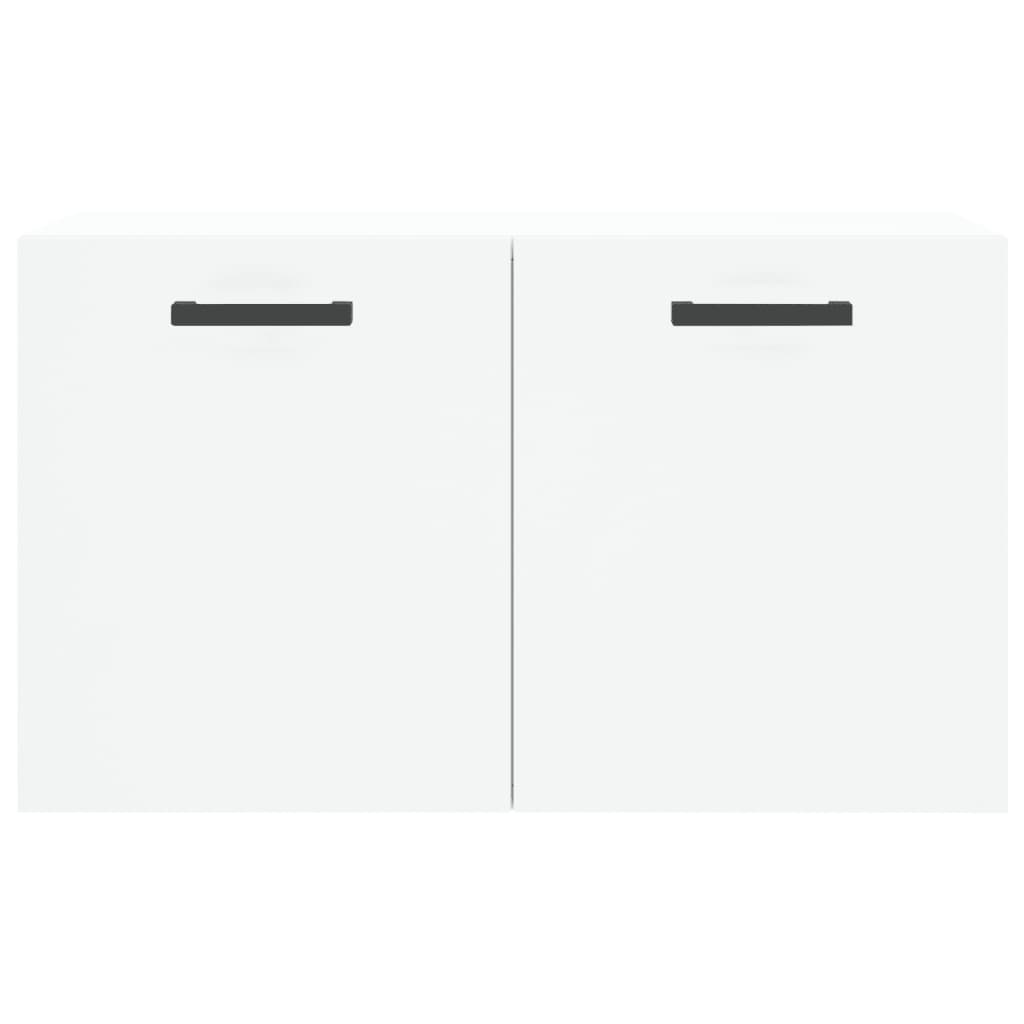 Veggskap Hvit 60X36,5X35 Cm Konstruert Tre