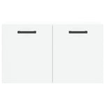 Veggskap Hvit 60X36,5X35 Cm Konstruert Tre