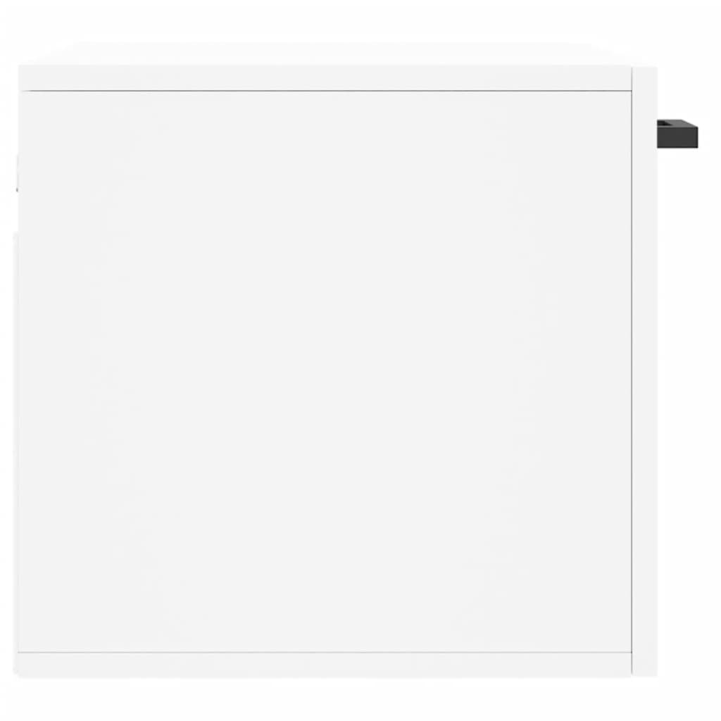 Veggskap Hvit 60X36,5X35 Cm Konstruert Tre