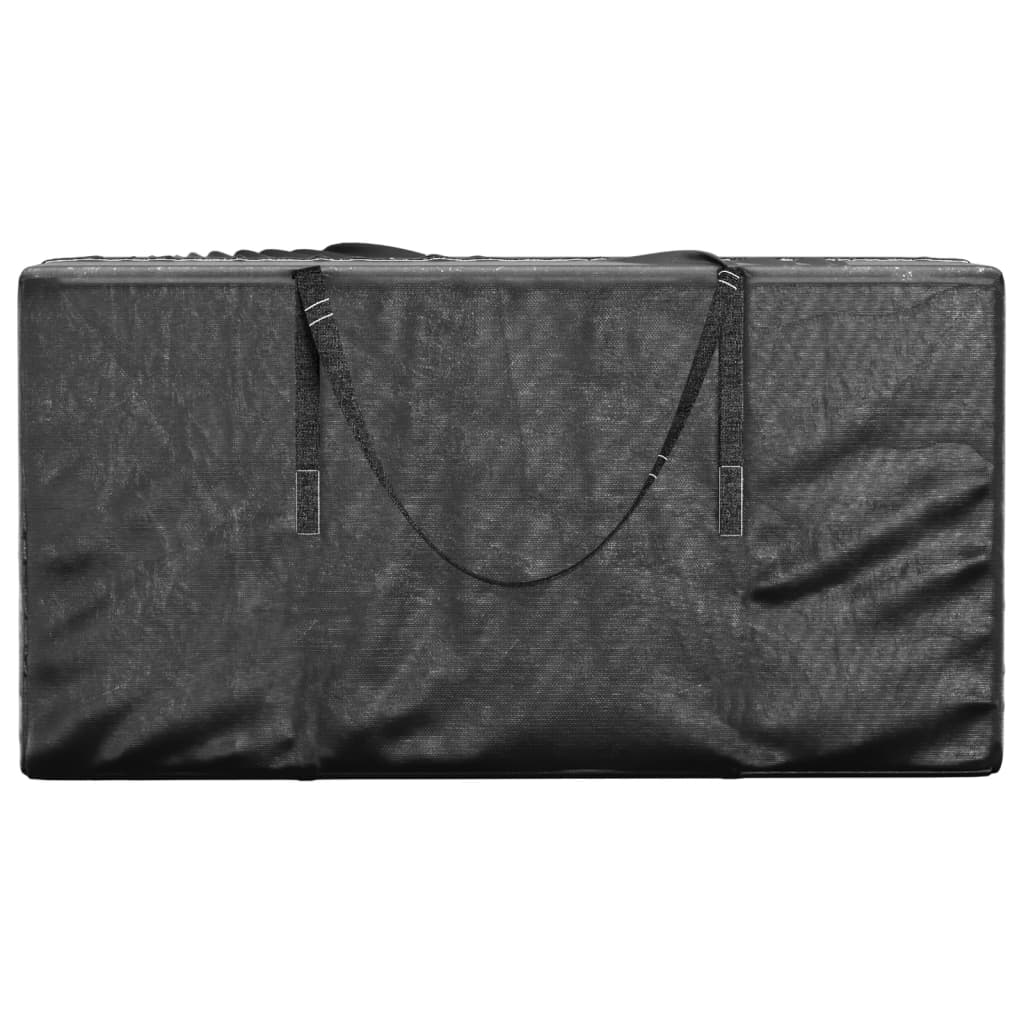 Oppbevaringspose For Juletre Svart 150X75X75 Cm Polyetylen