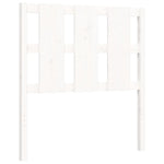 Sengeramme Uten Madrass Hvit 90X190 Cm Heltre Furu