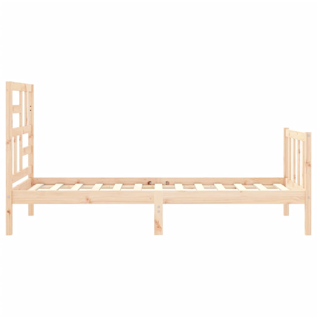 Sengeramme Uten Madrass 90X200 Cm Heltre Furu