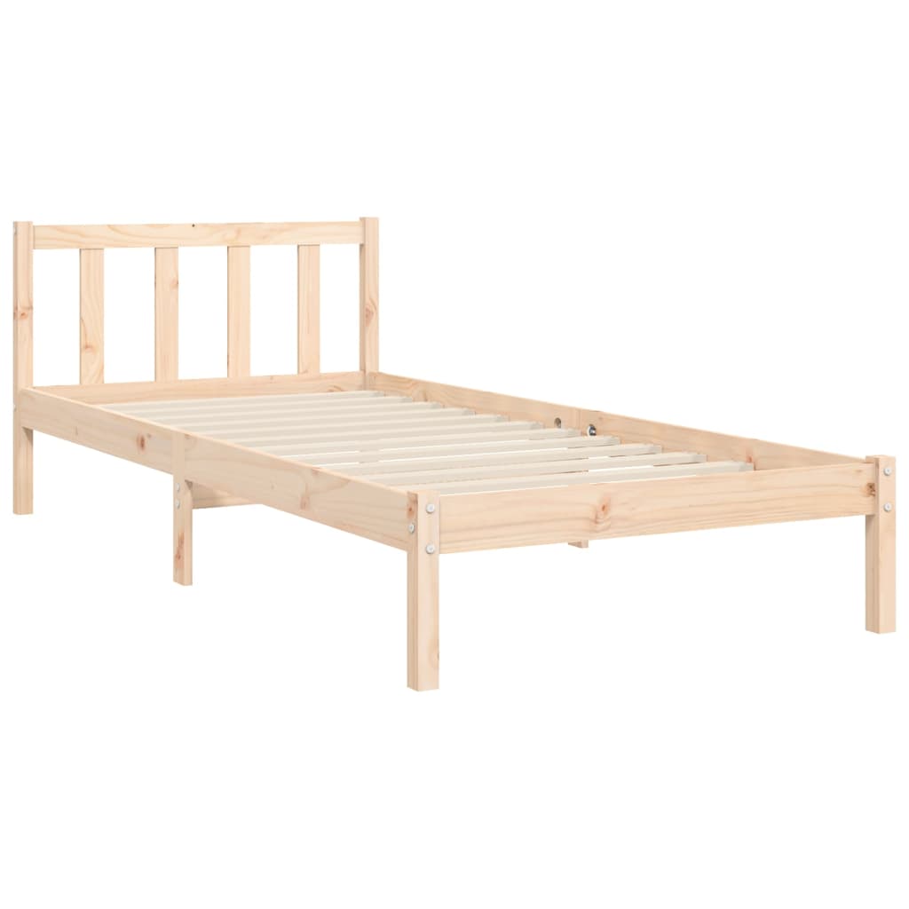 Sengeramme Uten Madrass 90X200 Cm Heltre Furu