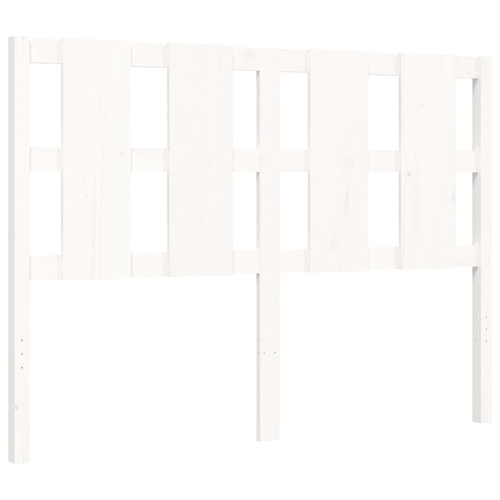Sengeramme Med Hodegavl Hvit 140X190 Cm Heltre