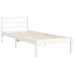 Sengeramme Med Hodegavl Hvit 90X200 Cm Heltre