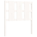 Sengeramme Med Hodegavl Hvit 90X200 Cm Heltre