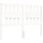 Sengeramme Med Hodegavl Hvit 140X190 Cm Heltre