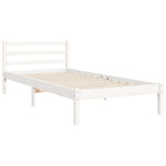 Sengeramme Med Hodegavl Hvit 90X200 Cm Heltre