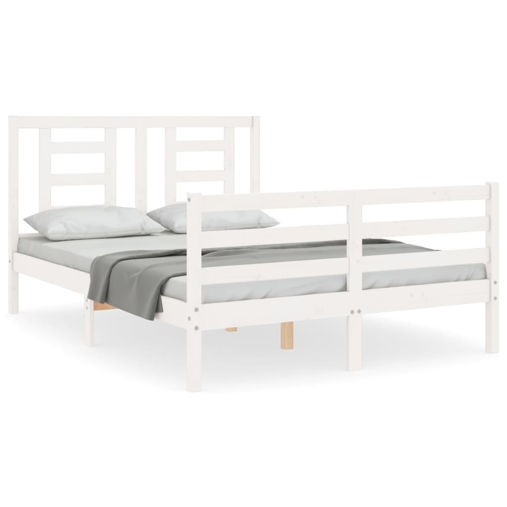 Sengeramme Med Hodegavl Hvit Small Double Heltre
