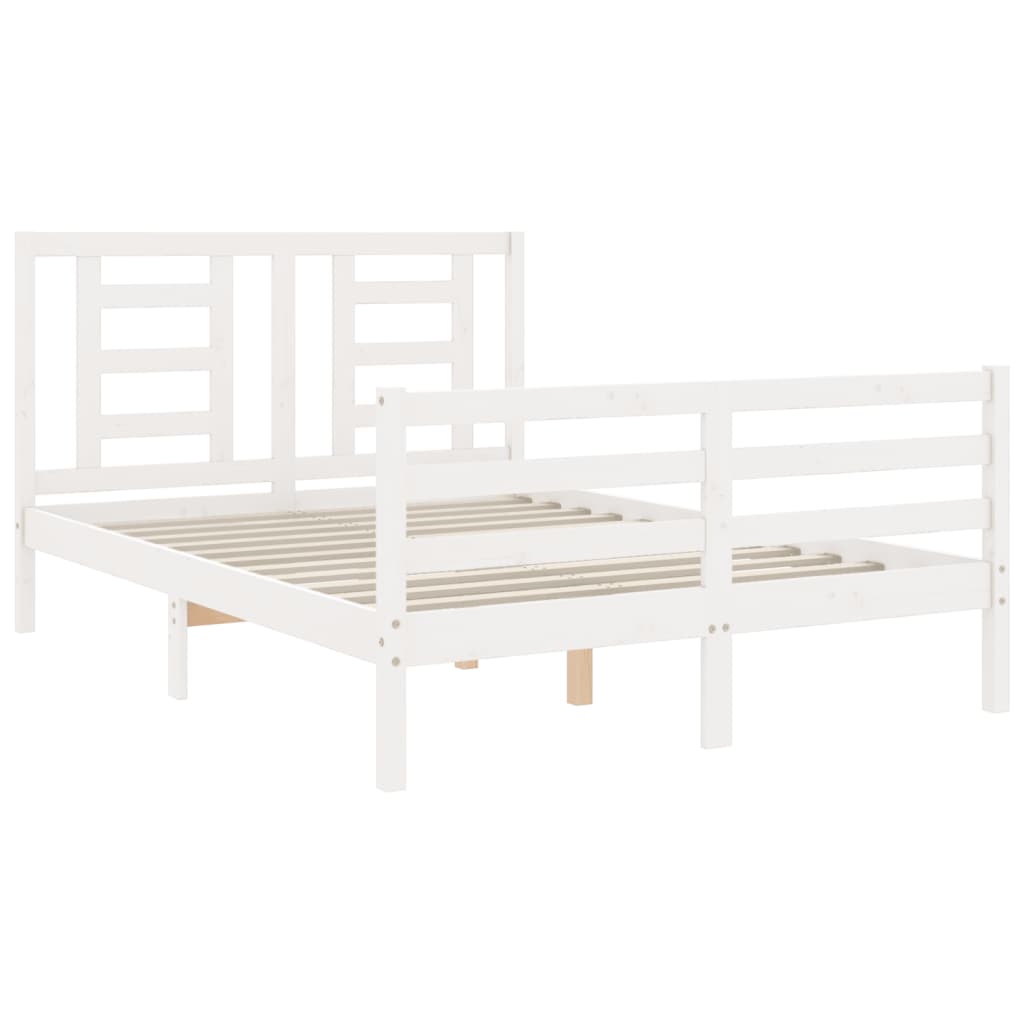 Sengeramme Med Hodegavl Hvit Small Double Heltre