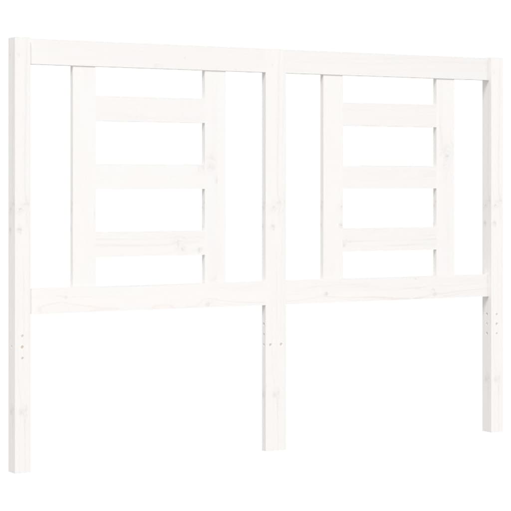 Sengeramme Med Hodegavl Hvit 140X190 Cm Heltre