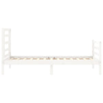 Sengeramme Med Hodegavl Hvit 90X200 Cm Heltre