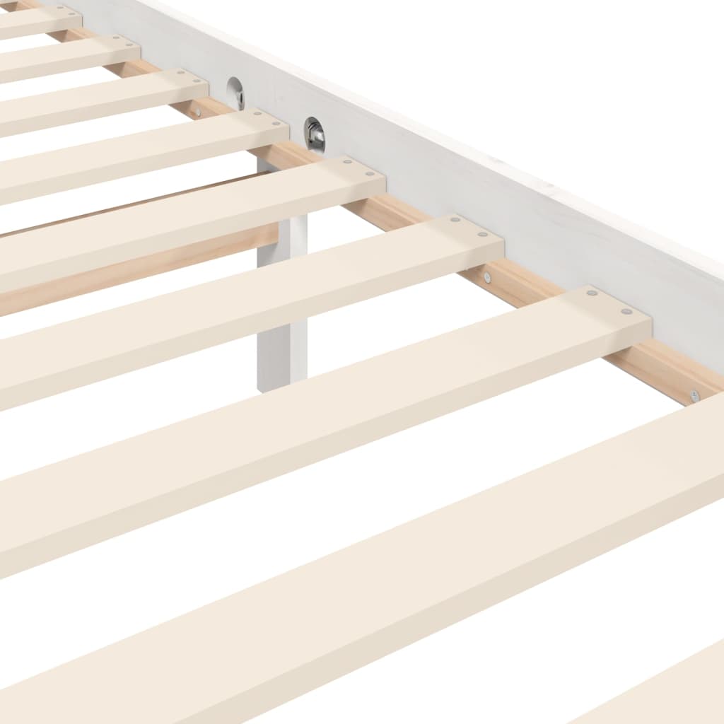 Sengeramme Med Hodegavl Hvit 90X200 Cm Heltre