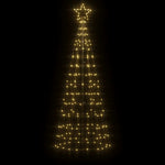 Led Juletre Med Spikes 220 Leds Varm Hvit 180 Cm