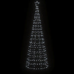 Led Juletre Med Spikes 570 Leds Kald Hvit 300 Cm