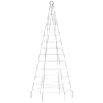 Led Juletre På Flaggstang 200 Leds Varm Hvit 180 Cm